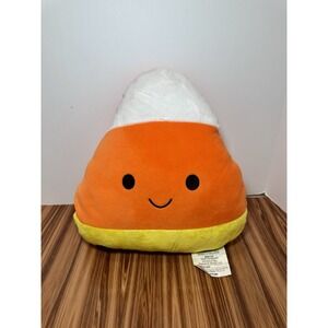 2024 Target Bullseye Halloween Candy Corn 13" Plush VelvetySoft Throw Pillow